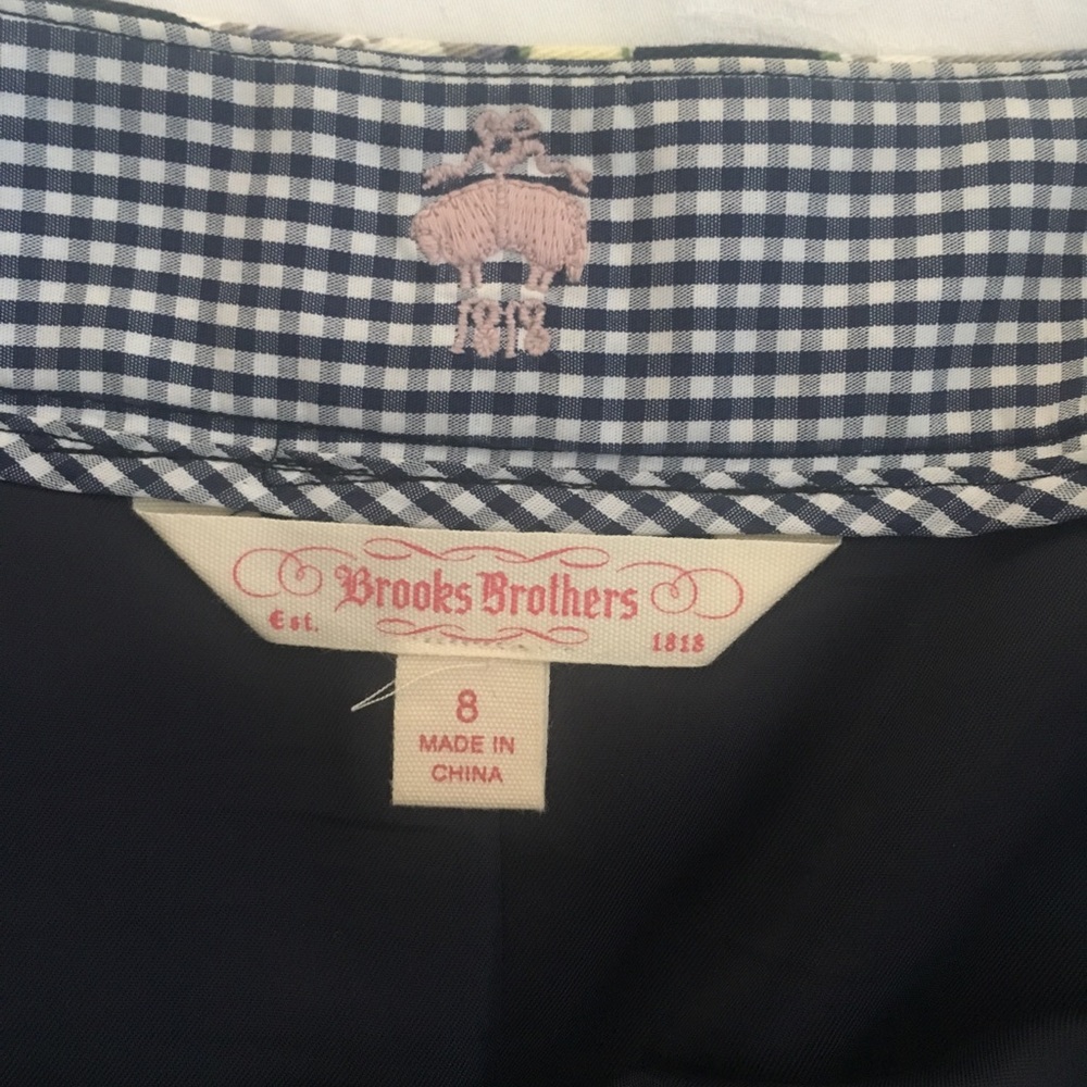 Brooks Brothers floral cotton skirt - Picture 4 of 6